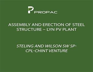ASSEMBLY-AND-ERECTION-OF-STEEL-STRUCTURE-LYN-PV-PLANT